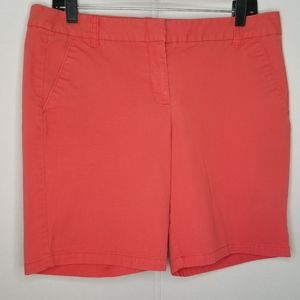 J. Crew Orange Bermuda Shorts - Size 8